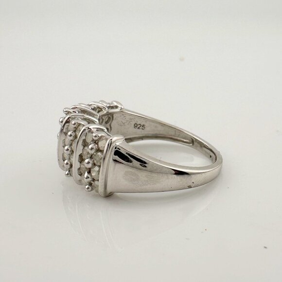 Elegant Channel Set 1 carat Natural Diamond Anniversary Ring Size 7 - Picture 8 of 16